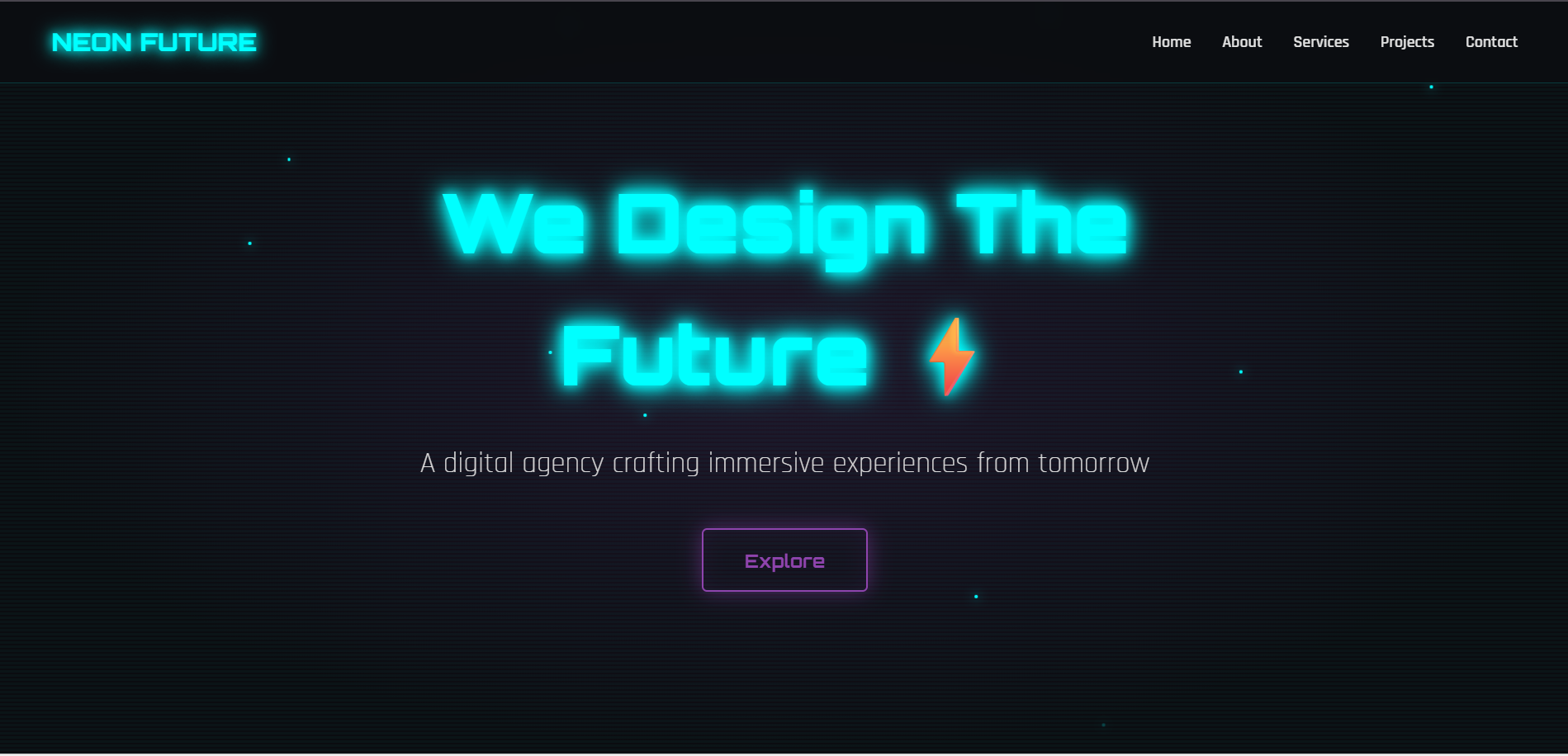 Neon Future UI
